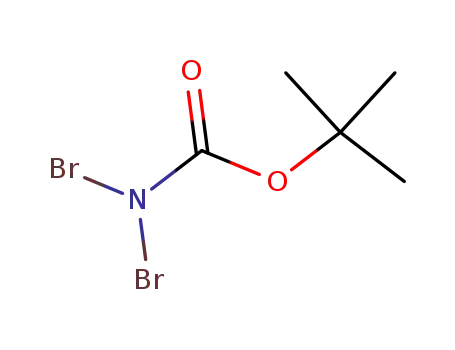 Molecular Structure of 358365-86-3 (Carbamic acid, dibromo-, 1,1-dimethylethyl ester)