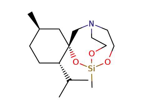 (3S,2'S,5'R)-5-Aza-1,5'-dimethyl-2'-(1-methylethyl)-1-sila-2,8,9-trioxabicyclo[3.3.3]undecane-3-spiro-1'-cyclohexane