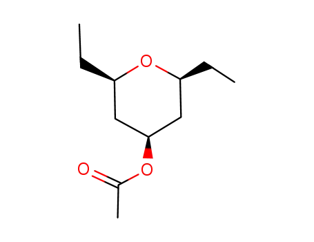 4β-acetoxy-2β,6β-diethyl-tetrahydropyran