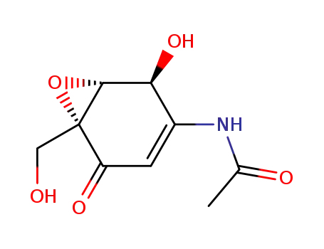 N-((1R,2S,6R)-2-Hydroxy-6-hydroxymethyl-5-oxo-7-oxa-bicyclo[4.1.0]hept-3-en-3-yl)-acetamide