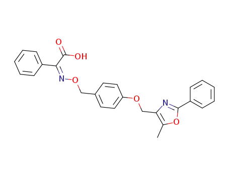 (Z)-2-{4-[(5-methyl-2-phenyl-1,3-oxazol-4-yl)methoxy]benzyloxyimino}-2-phenylacetic acid