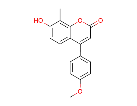 7-hydroxy-4-(4-methoxyphenyl)-8-methyl-2H-2-chromenone