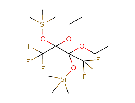 2,3-diethoxy-1,1,1,4,4,4-hexafluoro-2,3-bis-trimethylsilanyloxy-butane