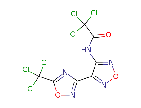 2,2,2-trichloro-N-[4-(5-trichloromethyl-[1,2,4]oxadiazol-3-yl)-furazan-3-yl]-acetamide