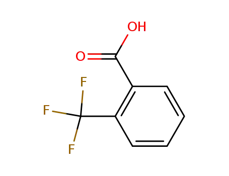 Molecular Structure of 433-97-6 (2-(Trifluoromethyl)benzoic acid)