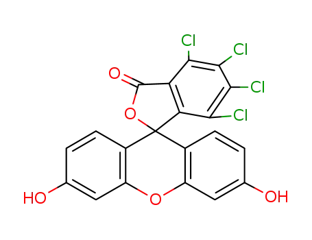 Molecular Structure of 6262-21-1 (3,4,5,6-TETRACHLOROFLUORESCEIN)