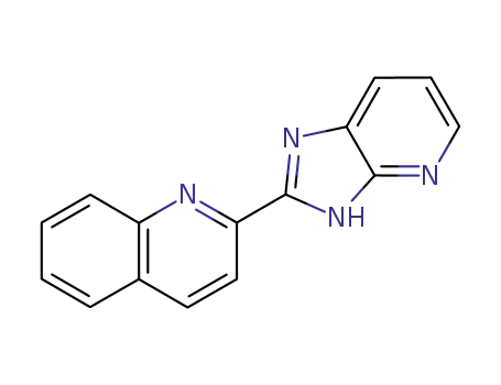 Molecular Structure of 63572-59-8 (Quinoline, 2-(1H-imidazo[4,5-b]pyridin-2-yl)-)