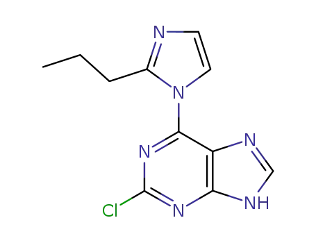 2-chloro-6-(2-propylimidazol-1-yl)purine