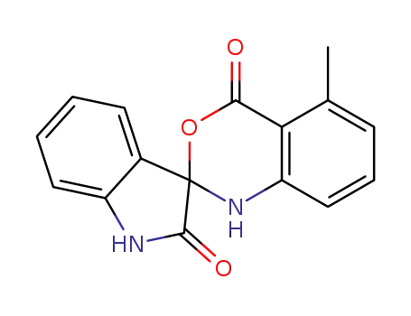 1,2-dihydro-5-methyl-spiro[4H-3,1-benzoxazine-2,3'[3H]indol]-4,2'-dione