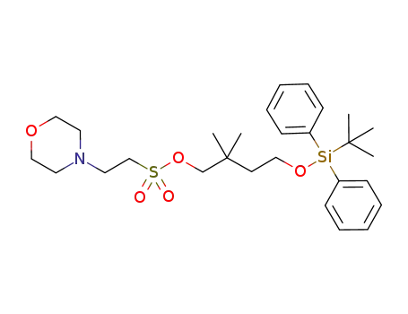 2-morpholin-4-yl-ethanesulfonic acid 4-(tert-butyldiphenylsilanyloxy)-2,2-dimethylbutyl ester