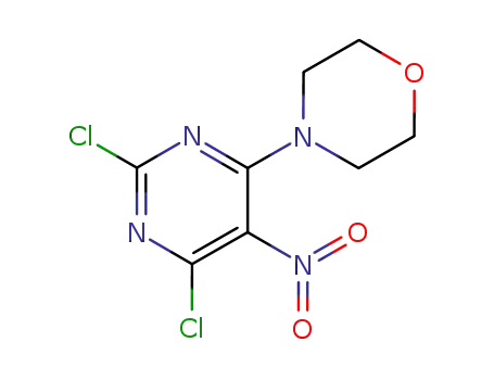 2,6-dichloro-5-nitro-4-morpholinopyrimidine