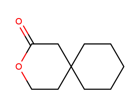Molecular Structure of 6051-08-7 (3-oxaspiro[5.5]undecan-2-one)