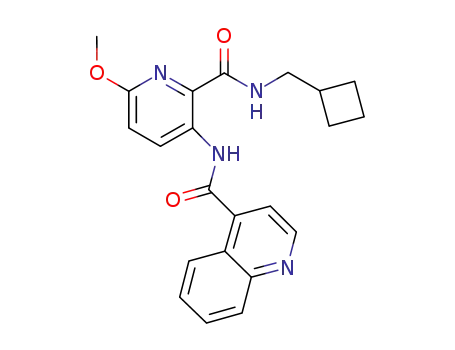 N-{2-[(cyclobutylmethyl)carbamoyl]-4-methoxyphenyl}quinoline-4-carboxamide
