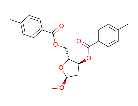 Methyl 2-deoxy-3,5-di-O-p-toluoyl-α-D-ribo-furanoside