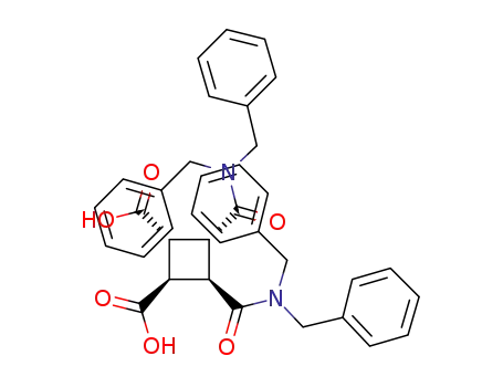 (1α,2β,3β,4α)-1,2-Di[N,N-dibenzylaminocarbonyl]cyclobutane-3,4-dicarboxylic acid