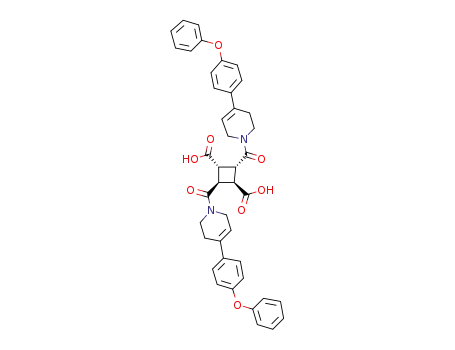 (1α,2β,3β,4α)-1,3-Di[4-(4-phenoxyphenyl)-1,2,3,6-tetrahydropyridin-1-ylcarbonyl]cyclobutane-2,4-dicarboxylic acid