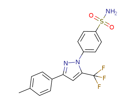 4-(3-(p-tolyl)-5-(trifluoromethyl)-1H-pyrazol-1-yl) benzenesulfonamide