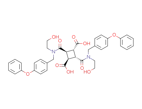 (1α,2β,3β,4α)-1,3-Di[N-(2-hydroxyethyl)-N-(4-phenoxybenzyl)aminocarbonyl]cyclobutane-2,4-dicarboxylic acid