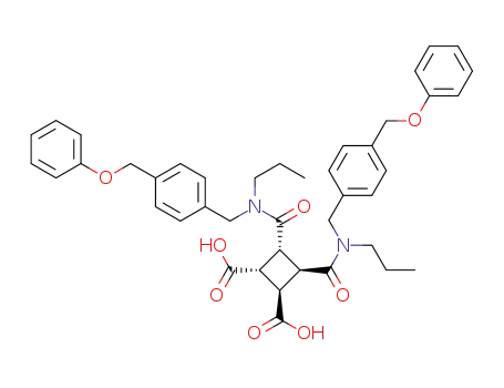 (1α,2β,3β,4α)-1,2-Di[N-propyl-N-[4-phenoxymethylbenzyl]aminocarbonyl]cyclobutane-3,4-dicarboxylic acid