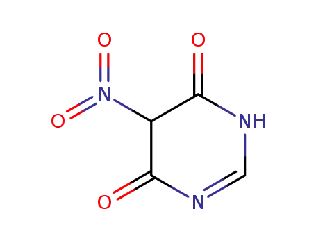 Molecular Structure of 63447-42-7 (5-Nitropyrimidine-4,6(1H,5H)-dione)