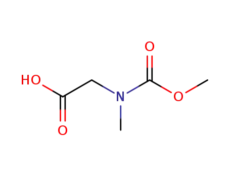 Molecular Structure of 116714-27-3 (N-(methoxycarbonyl)-N-methylGlycine)