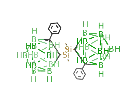 1,2-bis(1'-phenyl-o-carboranyl)-1,1,2,2-tetramethyl-1,2-disilane