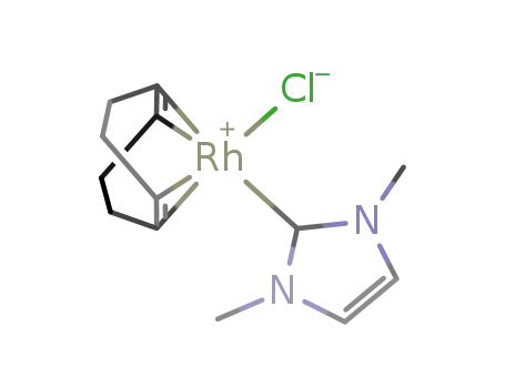 chloro(η4-1,5-cyclooctadiene)(1-methyl-3-methylimidazole-2-ylidene)rhodium(I)