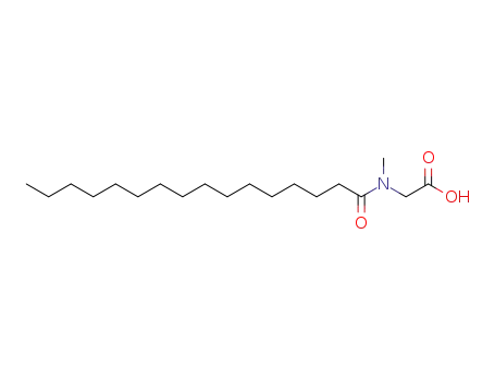 Molecular Structure of 2421-33-2 (Glycine,N-methyl-N-(1-oxohexadicyl))
