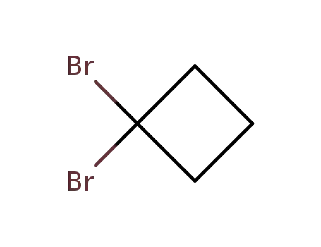 Molecular Structure of 33742-81-3 (1,1-Dibromocyclobutane)