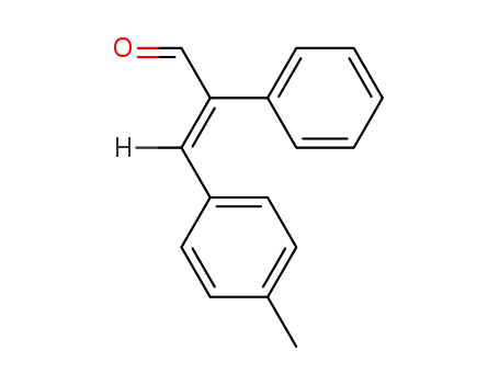 Molecular Structure of 79542-20-4 (Benzeneacetaldehyde, a-[(4-methylphenyl)methylene]-, (E)-)