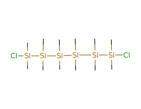 Molecular Structure of 812-54-4 (Hexasilane, 1,6-dichloro-1,1,2,2,3,3,4,4,5,5,6,6-dodecamethyl-)