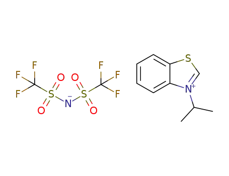 3-isopropylbenzo[d]thiazol-3-ium bis((trifluoromethyl)sulfonyl)imide
