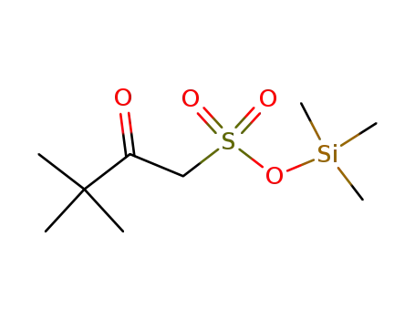 3,3-Dimethyl-1-(trimethylsiloxysulfonyl)-2-butanon