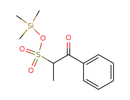 1-Phenyl-2-(trimethylsiloxysulfonyl)-1-propanon