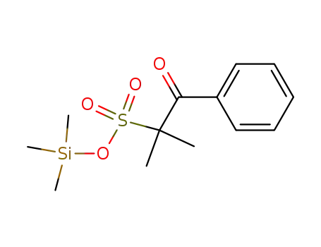 2-Methyl-1-phenyl-2-(trimethylsiloxysulfonyl)-1-propanon