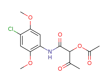 1-(4-chloro-2,5-dimethoxyphenylcarbamoyl)-2-oxopropyl acetate