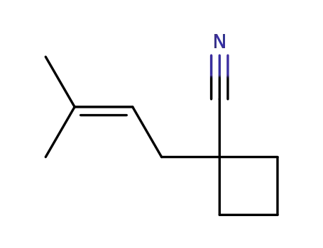 1-(3-methylbut-2-enyl)cyclobutanecarbonitrile