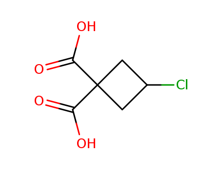 1,1-Cyclobutanedicarboxylic acid, 3-chloro-