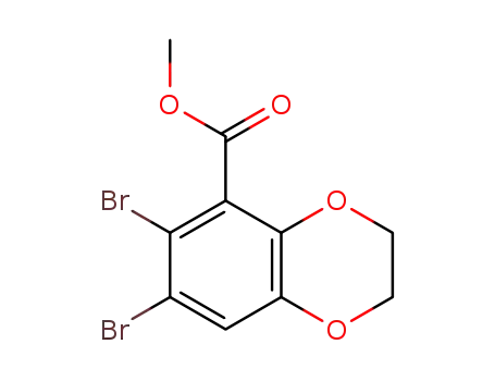 methyl 6,7-dibromo-2,3-dihydrobenzo[b][1,4]dioxine-5-carboxylate