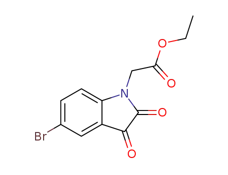 ethyl 2-(5-bromo-2,3-dioxoindolin-1-yl)acetate