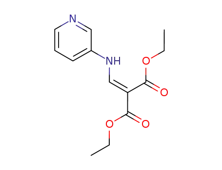 Molecular Structure of 14029-71-1 (1,3-Diethyl 2-{[(pyridin-3-yl)amino]-methylidene}propanedioate)