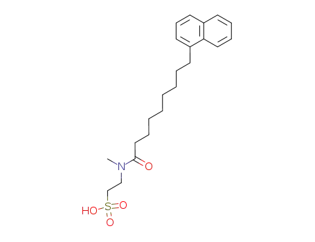 N-Methyl-N-<9-(1-naphthyl)-nonanoyl>-taurin