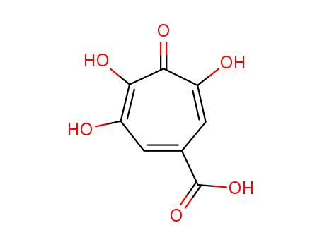 1,3,6-Cycloheptatriene-1-carboxylicacid, 3,4,6-trihydroxy-5-oxo-