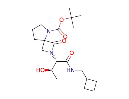 tert-butyl 2-((2S,3R)-1-((cyclobutylmethyl)amino)-3-hydroxy-1-oxobutan-2-yl)-1-oxo-2,5-diazaspiro[3.4]octane-5-carboxylate