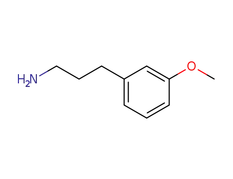 Molecular Structure of 18655-52-2 (3-(3-METHOXY-PHENYL)-PROPYLAMINE)