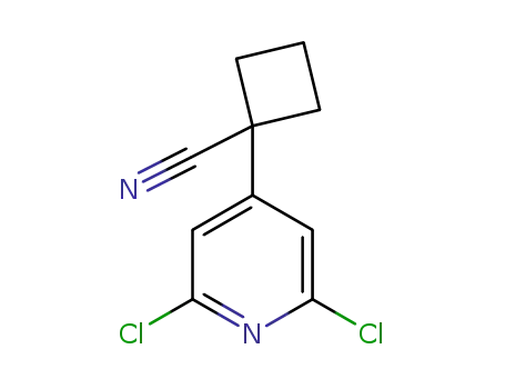 1-(2,6-dichloro-4-pyridyl)cyclobutanecarbonitrile