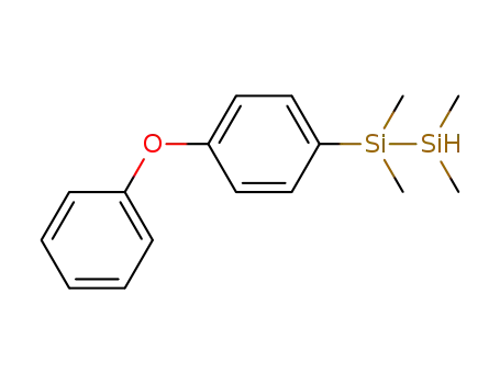 1-(4-phenoxyphenyl)-1,1,2,2-tetramethyldisilane