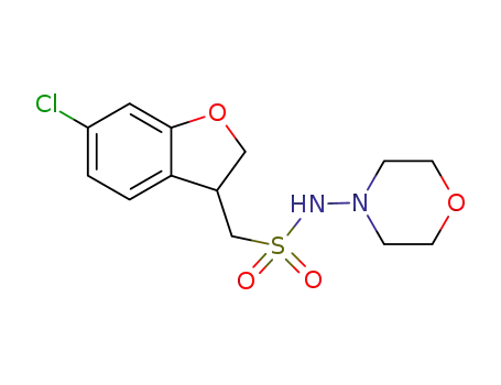 1-(6-chloro-2,3-dihydrobenzofuran-3-yl)-N-morpholinomethanesulfonamide