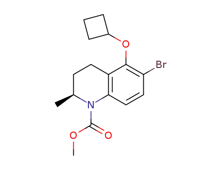 (S)-methyl 6-bromo-5-cyclobutoxy-2-methyl-3,4-dihydroquinoline-1(2H)-carboxylate