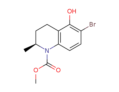 methyl (S)-6-bromo-5-hydroxy-2-methyl-3,4-dihydroquinoline-1(2H)-carboxylate